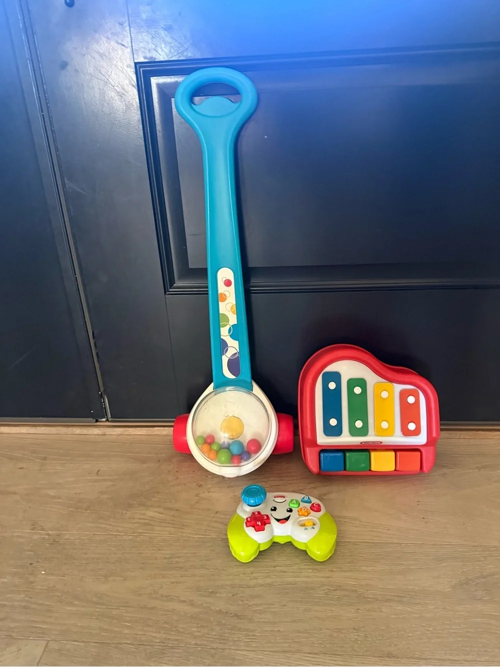 Fisher-Price Bright Red, Blue, Yellow & Green Musical Learning Toy Set
